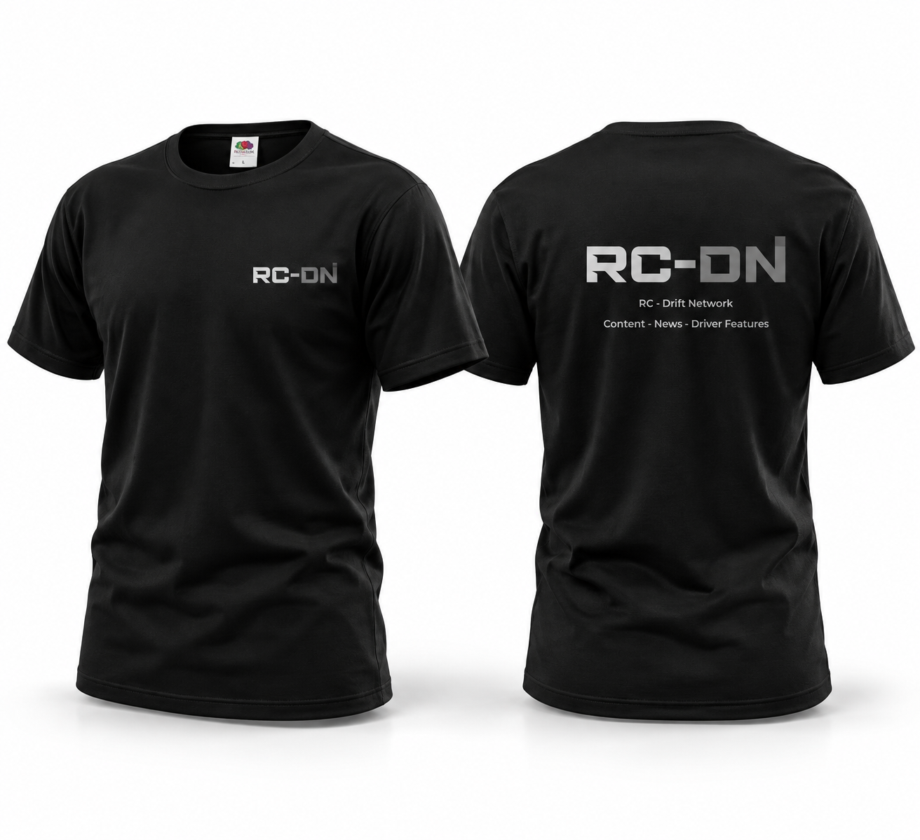 Front and back views of the RCDN OG Tee